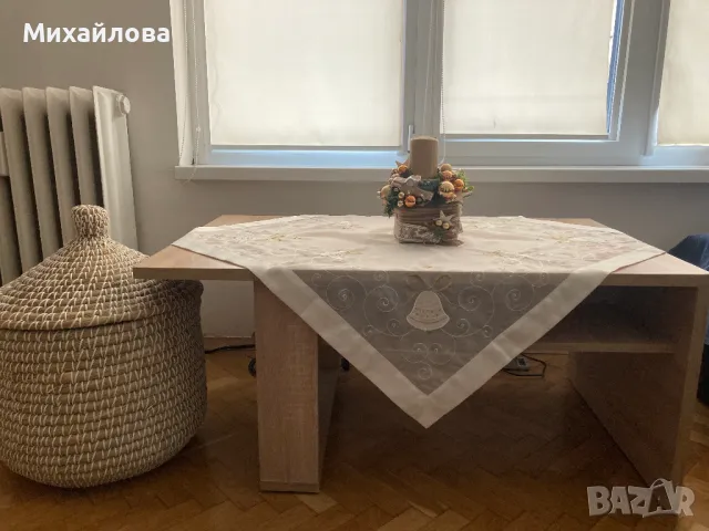 Коледна покривка на Tarrington House, размер 85 х 85 см, нова, снимка 3 - Покривки за маси - 48226208