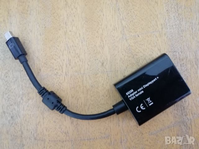 Адаптер mini DisplayPort 1.2 към VGA, снимка 4 - Кабели и адаптери - 46675299