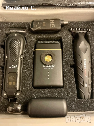Професионални машинки HIENA 4-in-1 | Подстригване, контур, брада и тяло | Безжична, снимка 2 - Друга електроника - 52315193
