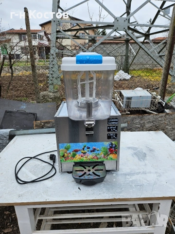 Сок машина за Сок и Айран тип бъркалка 1 вана 10 литра Цена 280 Евро 