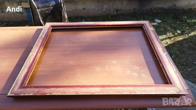 Дървена рамка за картина 88/72 старо злато с орнаменти, снимка 11 - Картини - 52667169