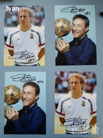 АВТОГРАФИ🔥 на Дидиер Десшампс и Жан Пиер Папен Франция Златна топка