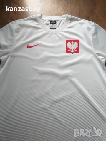  Nike 2016-17 Poland Basic Sample Home Shirt - мъжка футболна тениска КАТО НОВА М, снимка 5 - Тениски - 47056920