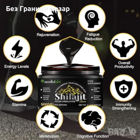 Нов Чист хималайски шилажит резин – органична смола с фулвова киселина, снимка 2 - Други - 51584043