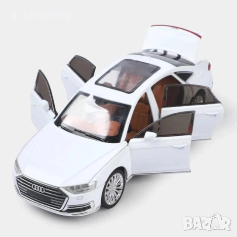 Метални колички: Audi A8 D5 1:24, снимка 5 - Колекции - 53991140