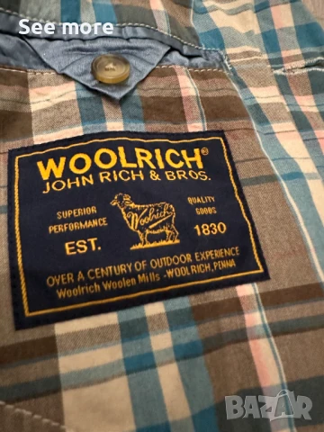 WOOLRICH нестандартно мъжко сако L, снимка 7 - Якета - 51334347