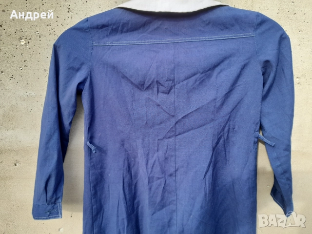 Стара ученическа престилка, снимка 5 - Други ценни предмети - 52956152