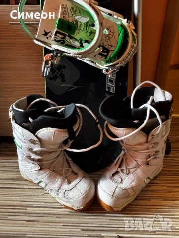 Snowboard комплект с обувки, снимка 4 - Зимни спортове - 53747456