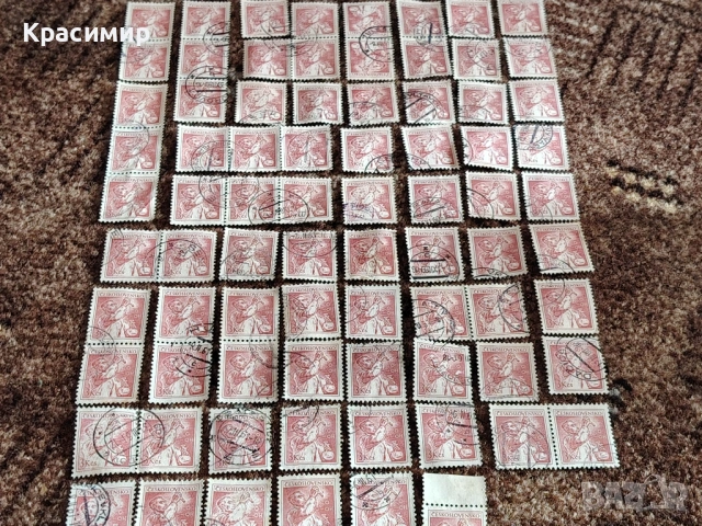 Винтидж ПОЩЕНСКИ марки Чехословакия 90 бр. , снимка 10 - Филателия - 53173880