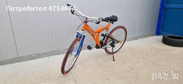 Велосипед CRAZY RIDER, Колело 26", снимка 11 - Велосипеди - 53792260