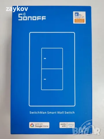 SONOFF Интелигентен превключвател за осветление, 2,4 GHz WiFi превключвател за осветление, снимка 2 - Друга електроника - 49244315