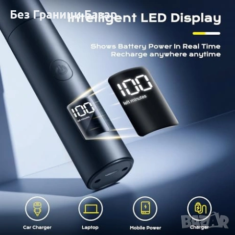 Нов Тример за тяло и интимни зони V-острие водоустойчив за мъже бръснене, снимка 5 - Тримери - 53823957