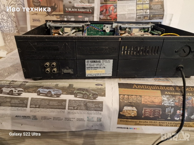 kaseten deck YAMAXA KX W 500, снимка 9 - Декове - 52511273