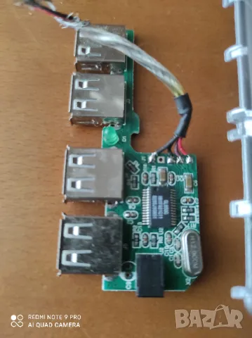 платка от 4 портов usb хъб=1лв, снимка 3 - Друга електроника - 48826209