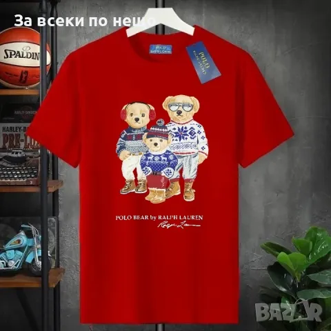 Унисекс Коледни тениски👚👕Дамска тениска Polo Ralph Lauren👚Мъжка тениска👕Код LFS224, снимка 3 - Тениски - 48255839