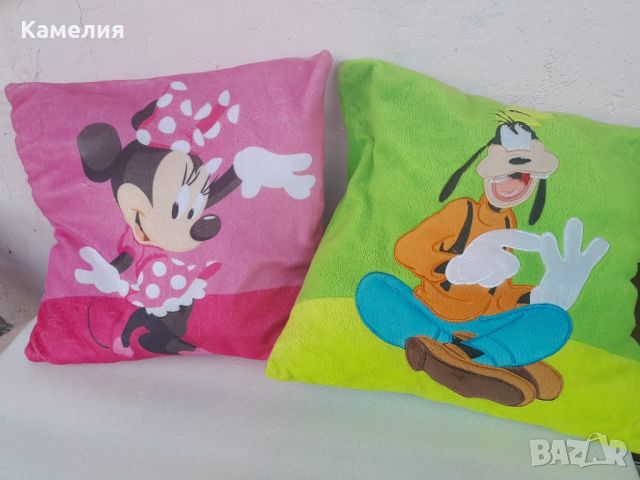 Възглавници Disney - Minnie Mouse, Goofy, снимка 1 - Спално бельо и завивки - 45623056