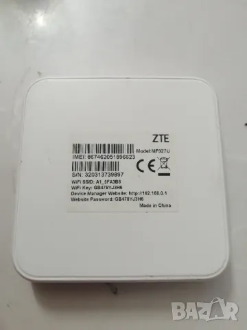 4G-LTE Wi-FI  ZTE MF927U Джобен Рутер/Бисквитка, снимка 4 - Рутери - 49517906