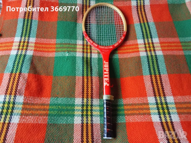 Винтидж тенис ракета Jupiter, снимка 2 - Тенис - 53241409