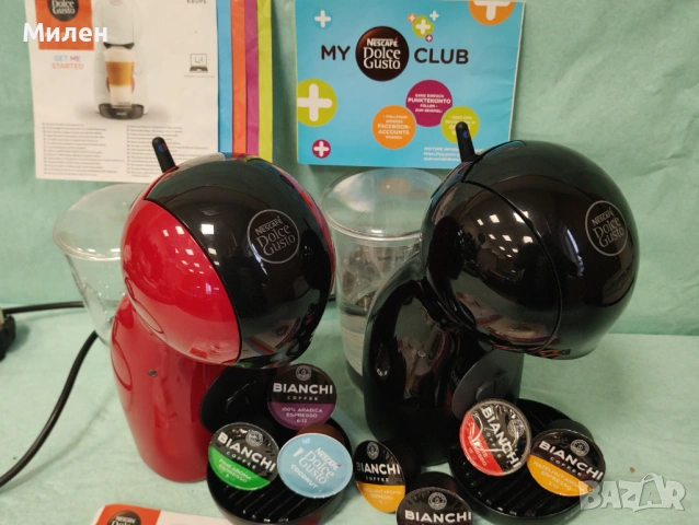 Кафемашина с гаранция 1 година NESCAFÉ® Krups Piccolo XS.Black/Red, снимка 4 - Кафемашини - 53623778