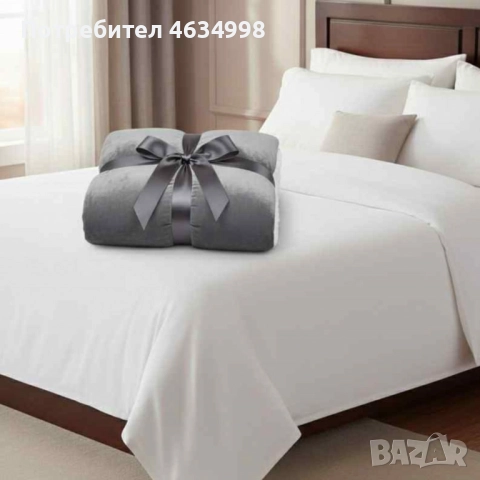 Топло и уютно дори в най-студените вечери – двустранно одеяло тип “Шерпа”, снимка 4 - Олекотени завивки и одеяла - 52211021