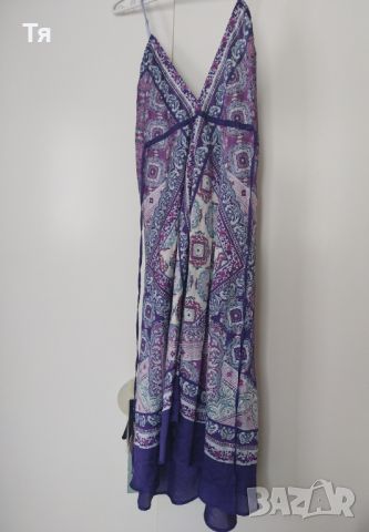 Дамска рокля в лилаво , снимка 2 - Рокли - 45888198