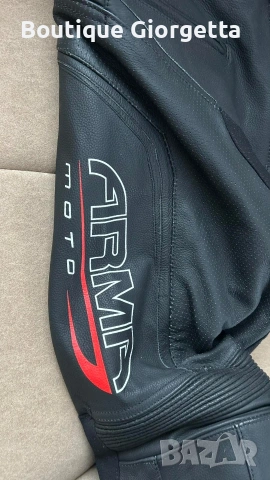 Кожен панталон със слайдери ARMR, снимка 5 - Панталони - 53892673