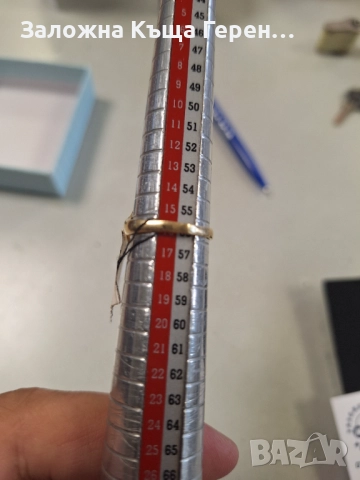 Дамски златен пръстен - 3,36 гр., снимка 5 - Пръстени - 51603532