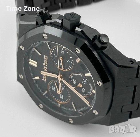 Audemars Piguet Royal Oak Chronograph 41mm Black Ceramic 50th Anniversary, снимка 6 - Мъжки - 52999444