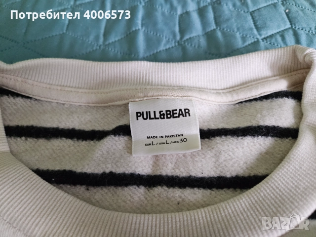Дамска блуза Pull&Bear, снимка 2 - Блузи с дълъг ръкав и пуловери - 52341473