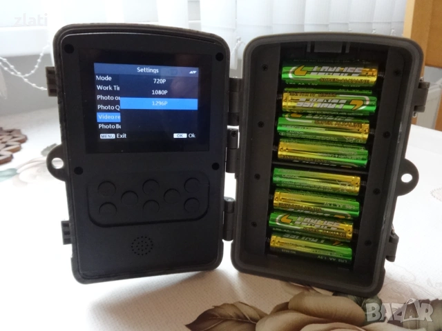 Дигитална ловна / наблюдателна камера (Digital Trail Camera) – Нова с 8 батерии AA и SD Карта 64GB, снимка 10 - Комплекти за видеонаблюдение - 54055397