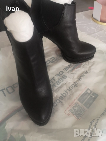 италянски официални обувки с ток, снимка 2 - Дамски обувки на ток - 51866473