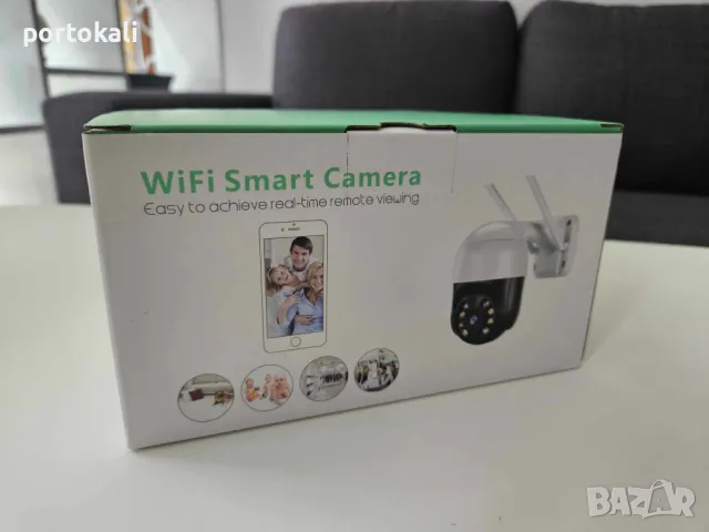 +Гаранция! Висококачествена водоустойчива безжична Wi-fi камера QF513 5MP, снимка 5 - IP камери - 49916674