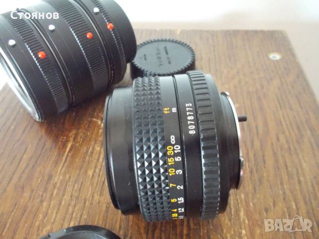 Обектив MINOLTA MD  50mm  1:1.7 Japan f=49mm, снимка 10 - Обективи и филтри - 45432755