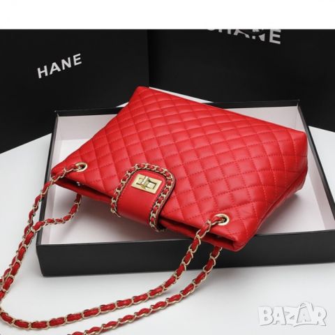 Дамска чанта от естествена кожа Red 1232, снимка 2 - Чанти - 45353302
