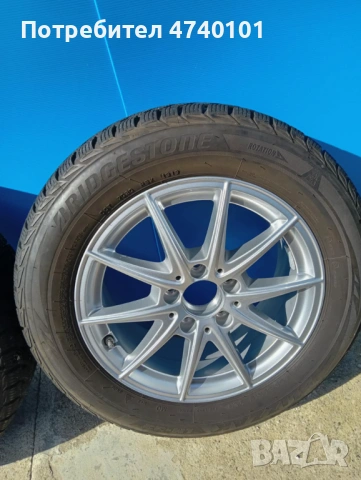 Джанти с гуми за Mercedes комплект 205/60/16, снимка 5 - Гуми и джанти - 53598924