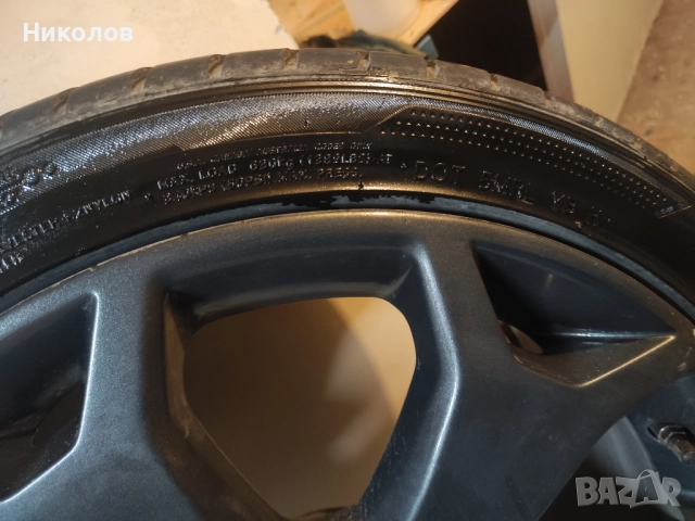 Алуминиеви джанти 8j*18  ET39 5x112 18 цола с гуми., снимка 8 - Гуми и джанти - 53002646