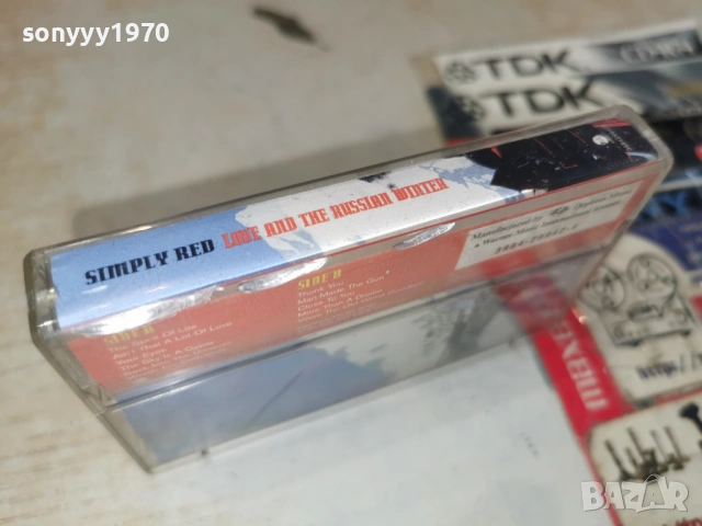 SIMPLY RED-ORIGINAL TAPE 1002261222, снимка 9 - Аудио касети - 53425842