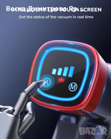 1 бр. Безжична прахосмукачка Cordless Vacum Cleaner Buture VC50 Red, снимка 4 - Прахосмукачки - 52052342