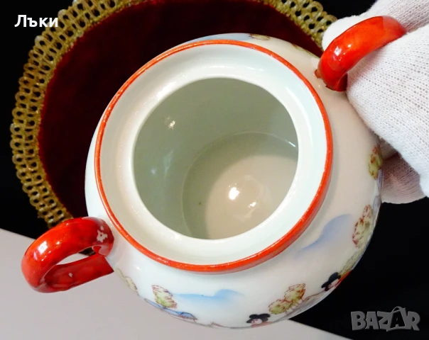 Захарница японски порцелан 400 мл. , снимка 5 - Антикварни и старинни предмети - 51221222