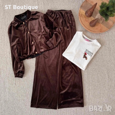 Спортно елегантен  екип кадифе , снимка 4 - Спортни екипи - 53110989