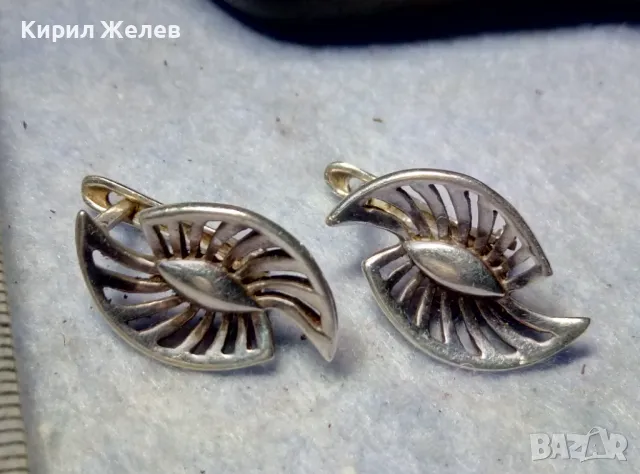 ФЕШЪН АРТ ДИЗАЙН АЖУРНИ СРЕБЪРНИ ОБЕЦИ СРЕБРО 925 с АНГЛИЙСКО ЗАКОПЧАВАНЕ 49929