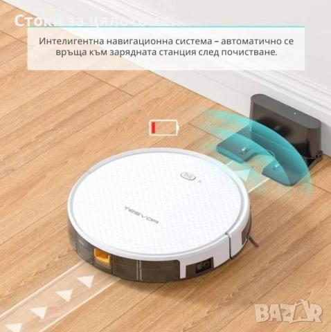 Прахосмукачка робот за сухо и мокро почистване Tesvor Pro , снимка 4 - Прахосмукачки - 54155007