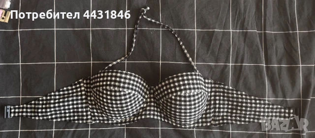 Черно бял бански , снимка 3 - Бански костюми - 50899053