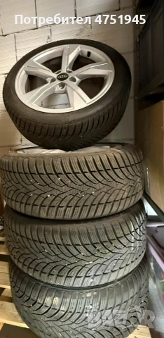 Джанти с гуми 17 5x112 Audi, снимка 2 - Гуми и джанти - 53685745