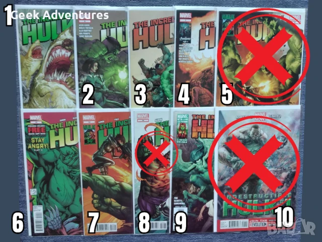 Комикси Хълк - Incredible Hulk Comic Books Marvel на Английски Език NM, снимка 2 - Колекции - 46631009