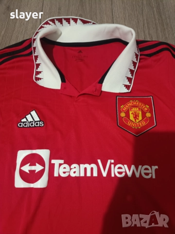 Оригинална фланелка Manchester United Adidas, снимка 2 - Спортни дрехи, екипи - 52938538