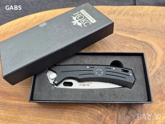 Руски сгъваем нож НОКС Майор,дизайн А.Бирюков, снимка 9 - Ножове - 50318673