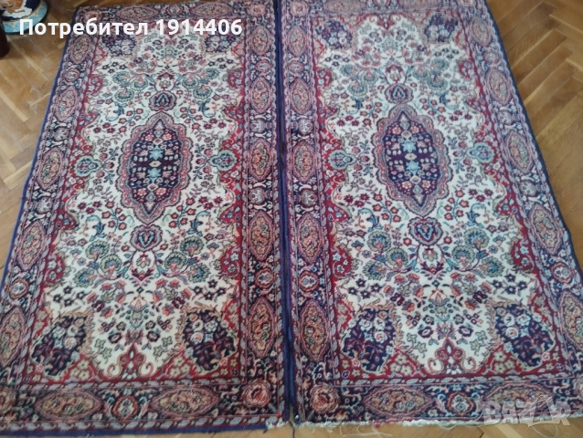 Пътеки персийски, нови , но за обкантване 1 бр. – 0,90 м./2,20м. 2 бр. - 0,75 м/1,45 м , снимка 14 - Килими - 51870810