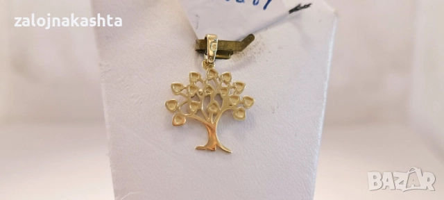 Нова Златна висулка дървото на живота-1,10гр/14кр, снимка 3 - Колиета, медальони, синджири - 52738105