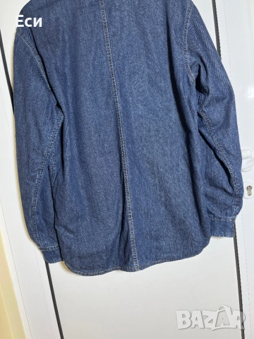 Дънкова риза Carhartt Workwear Blanket Overshirt (оригинал размер М M), снимка 7 - Ризи - 53344262